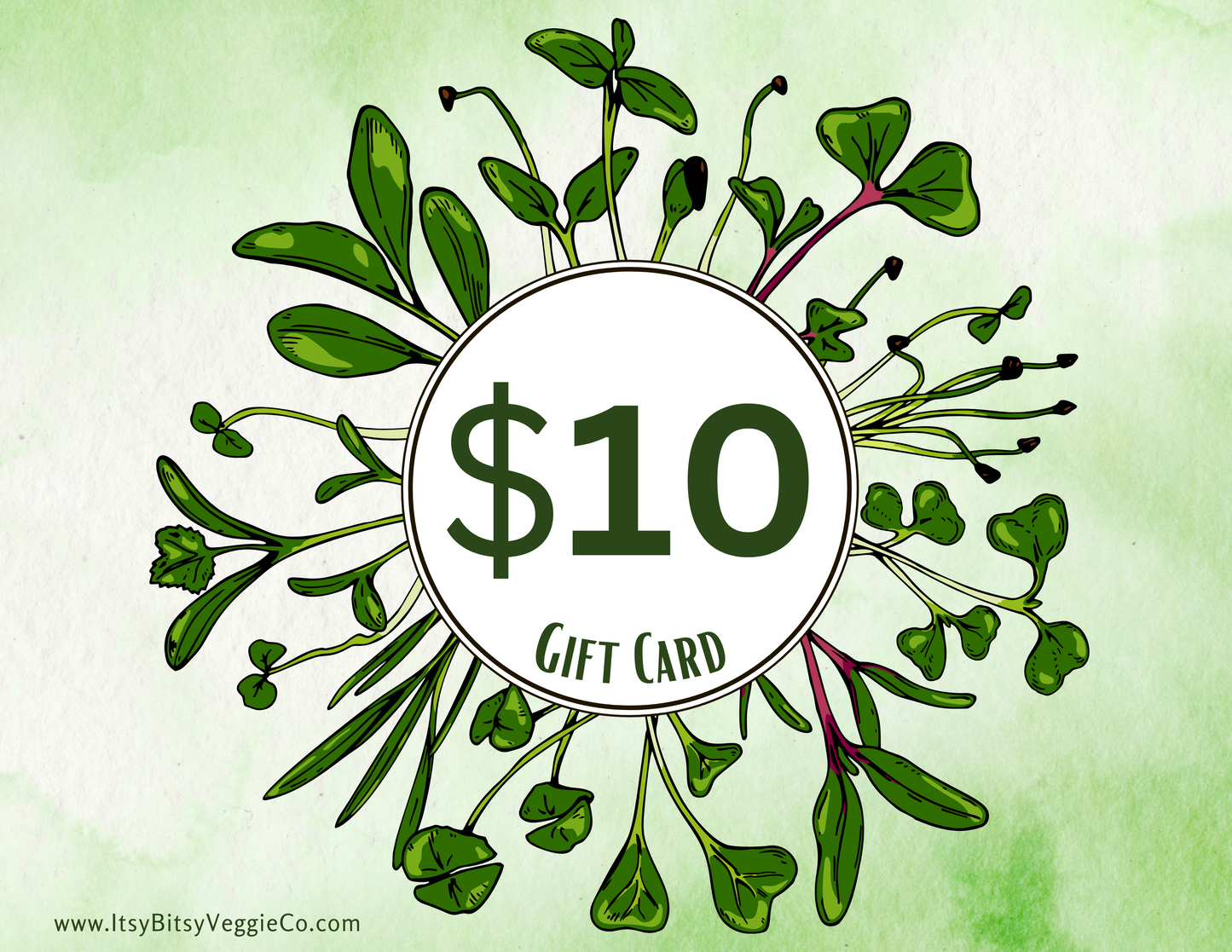 The Itsy Bitsy Veggie Co. Gift Card