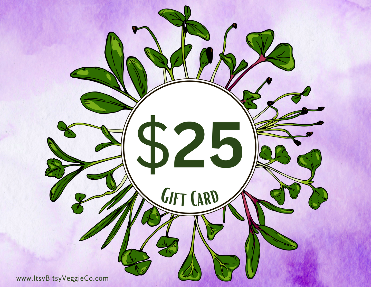 The Itsy Bitsy Veggie Co. Gift Card