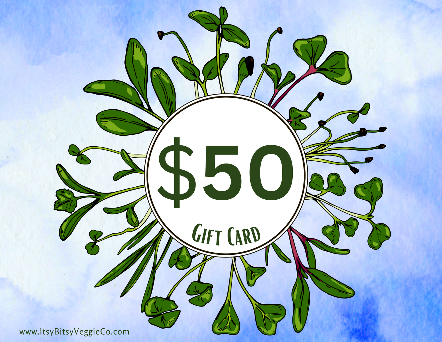 The Itsy Bitsy Veggie Co. Gift Card