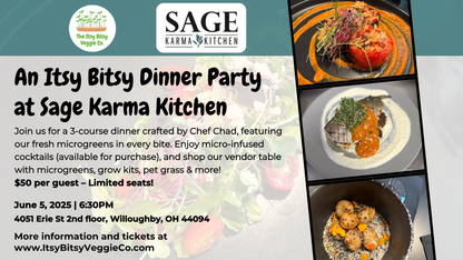 An Itsy Bitsy Dinner Party at Sage Karma Kitchen