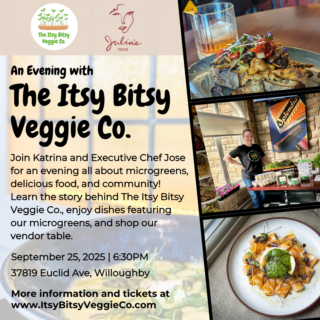 An Evening with The Itsy Bitsy Veggie Co. at Julia's 1902
