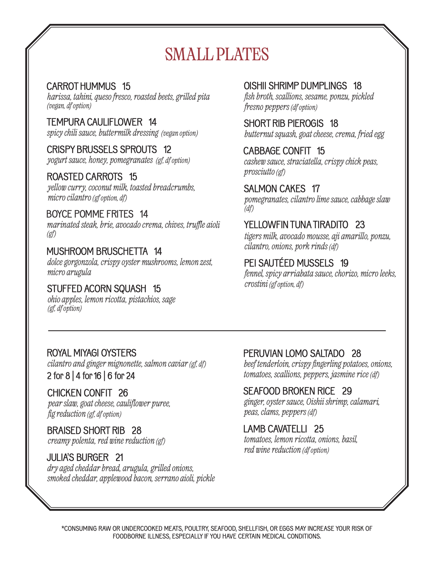 An Evening with The Itsy Bitsy Veggie Co. at Julia's 1902