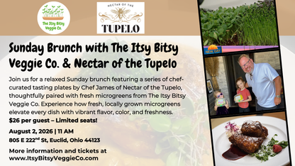 Brunch with The Itsy Bitsy Veggie Co. & Nectar of the Tupelo