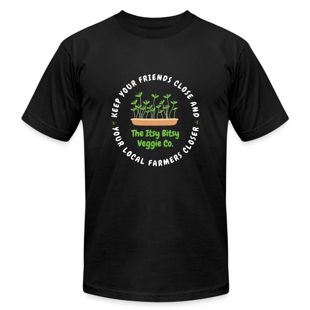Local Farmers- Unisex Jersey T-Shirt by Bella + Canvas - black